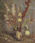 Vincent Van Gogh Vase with Gladioli (nn04) oil painting reproduction